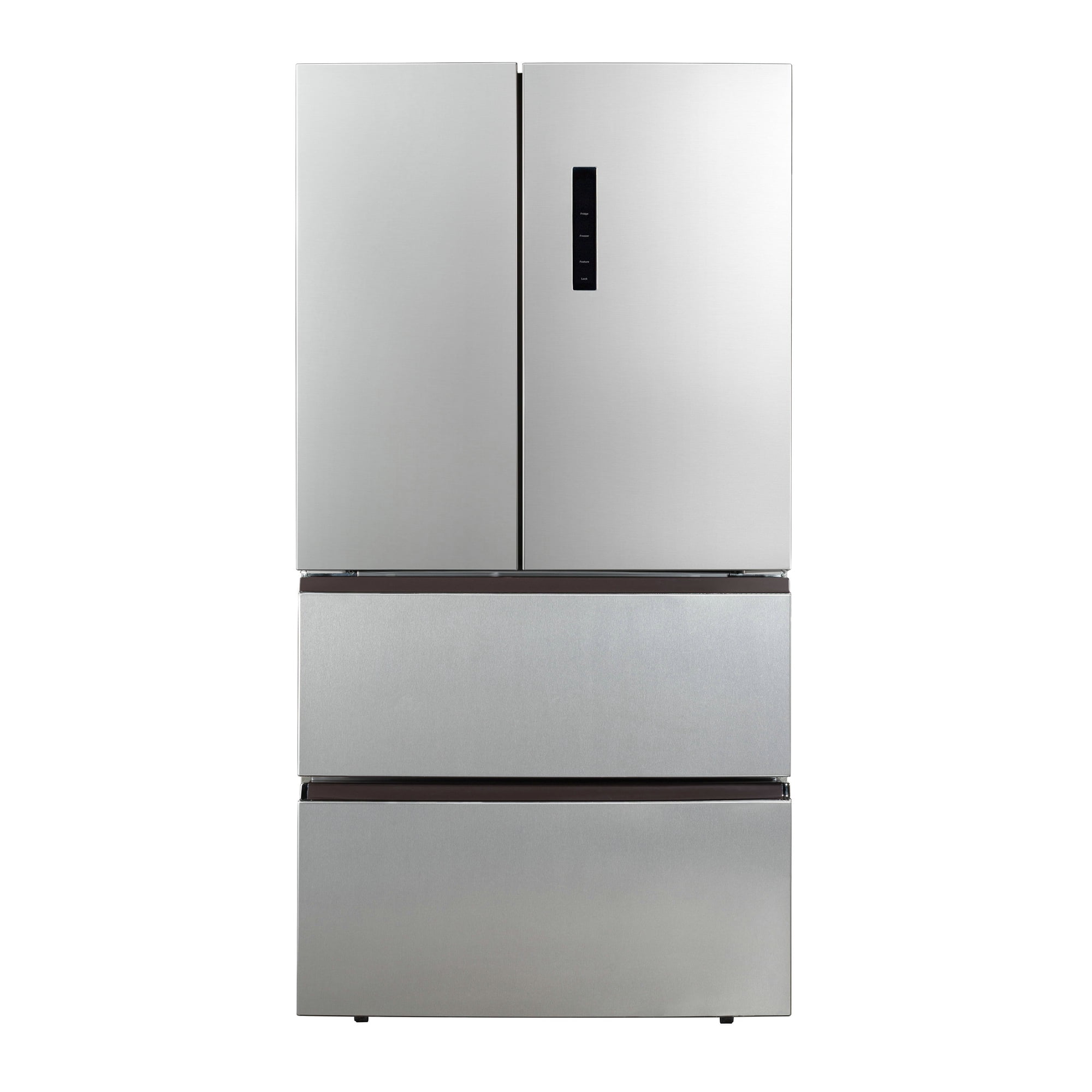 Hamilton Beach HZ4051 17.9 cu. ft. French Door Refrigerator with 2 Freezer Drawers, Stainless Steel, Digital Display
