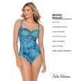 thumbnail image 2 of Swim Solutions SANTORINI Printed Strappy-Front One-Piece Swimsuit, US 18, 2 of 3