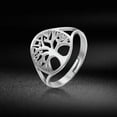 thumbnail image 2 of Tree of Life Adjustable Viking Finger Rings Jewelry Anniversary Gifts for Women, 2 of 7