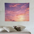 thumbnail image 4 of COMIO Pink Cloud Tapestry Pink and Blue Clouds Tapestries Wall Hanging Natural Landscape Wall Decor Tapestry for Bedroom Living Room Dorm Party, 40x30 Inch, 4 of 7