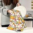 thumbnail image 5 of GZHJMY Thanksgiving Fruits and Autumn Leaves Kitchen Dish Towel Set, Drying Kitchen Towels Tea Towels Gift Set for Drying Cleaning Cooking Baking 4Pcs, 5 of 6