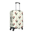 thumbnail image 3 of Fotbe Christmas Pug Dog Luggage Cover Protector,Suitcase Protector,Scratch and Dirt Resistant,Fits 18-32 Inch Luggage-X-Large, 3 of 9