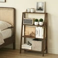 thumbnail image 3 of Furinno LADDER 4-Tier Ladder Open Frame Bookcase Amber Pine, 3 of 5