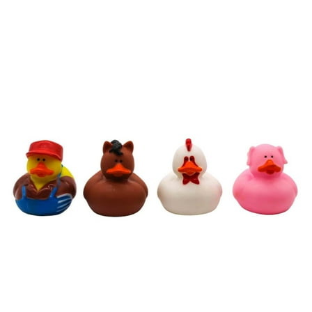 2" Farm Rubber Ducks (Dozen)