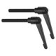 thumbnail image 1 of Uxcell 2Pack Manijas de Palanca de Sujeción, Perillas Ajustables M10 x 80mm con Rosca Masculina para Maquinaria de Torno, Negro, 1 of 6