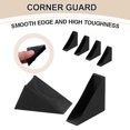 thumbnail image 3 of Uxcell 30Pcs Triangle Glass Corner Protector, 0.63 Inch Plastic Glass Table Corner Protector Transport Corner Guard for Glass, Ceramics, Wood, and Steel(Right Angle, Black), 3 of 6