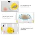 thumbnail image 4 of Ceramic Egg Separator for Kitchen Chicken Shaped Tool with Oval Beak Design 3.5 x 2.8 Inches, 4 of 6
