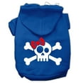 thumbnail image 6 of Pet Dog and Cat Hoodie Screen Printed, "Skull  Crossbone Bow", 6 of 10
