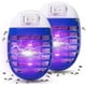 thumbnail image 1 of 2 uds Bug Zapper trampa eléctrica para plagas de moscas interior, luz LED para mosquitos para Patio, dormitorio, cocina, mata insectos electrónico de oficina Fokelyi WMPH-1372, 1 of 6