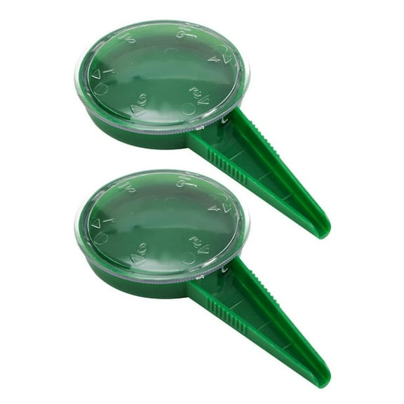Hyasfey 2 Pcs Mini Seeds Spreader Adjustable Seeds Dispenser with 5 Settings Manual Mini Sowing Tool for Tiny Seeds Home Gardening