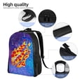 thumbnail image 5 of Prestonplayz Pizza Backpack 3D Print Lightweight Bookbag Casual Sport Daypack Travel Bag Laptop, 5 of 8