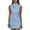 #0440-Blue, variant on Mini Dresses for Women Turtleneck Sleeveless Knit Dresses Minimalist Style Lightweight Breathable Form Fitting Slim Fit Office Dresses Gift