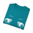 thumbnail image 3 of Humorous Anime Eyes Enthusiasts Japanese Illustration Funny Hilarious Animation Devotees Vintage Graphic Gag Unisex Garment-Dyed T-shirt, 3 of 4