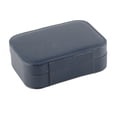 thumbnail image 4 of Travel Jewelry Case, Jewelry Storage Box Dark Blue Lattice Design  for Trip, 4 of 8