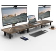 thumbnail image 4 of Dual monitor stand - Extra long and wide TV stand - Desktop riser - Office desk organization - Home office, 4 of 9