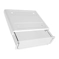thumbnail image 3 of Caja de almacenamiento debajo del escritorio, sin perforaciones, ABS PS, cajón oculto pequeño para dormitorio, grande, transparente, blanco, 3 of 5