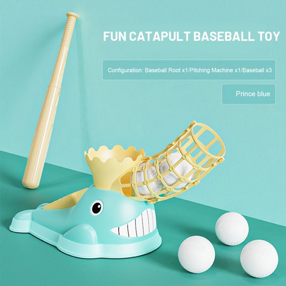 Kids Baseball Pitching Machine Step On Baseball Launcher Baseball Batting Machine Baseball Training Pitcher Game,