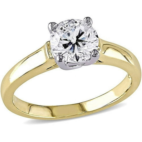 Everly Women's Diamond 14K Two-Tone Gold Engagement Ring