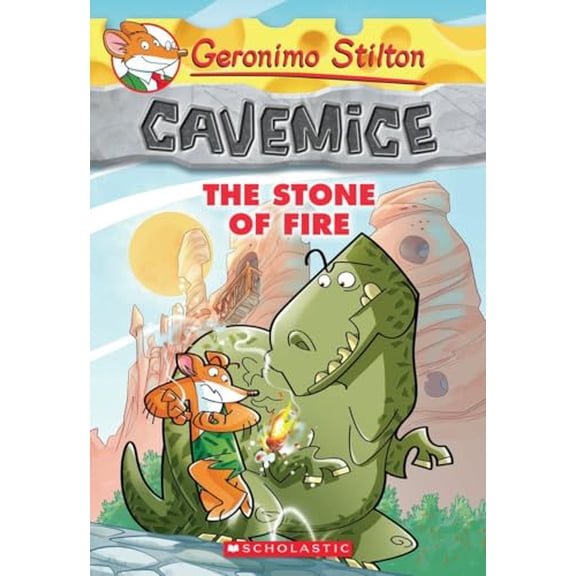 Pre-Owned The Stone of Fire (Geronimo Stilton Cavemice #1): Volume 1 (Paperback) 0545447747 9780545447744