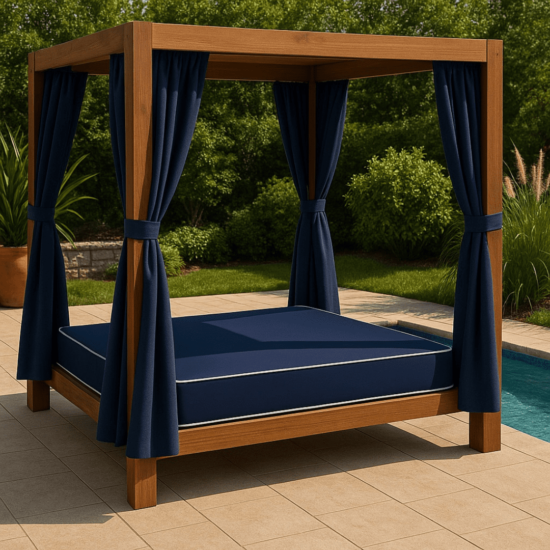 Outdoor Waterproof Mattress 8-Inch, Twin Size, Easy to Clean, Comfortable Foam Mattress, Made in USA