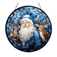 thumbnail image 1 of Adorno colgante de Papá Noel navideño Soledad de acrílico con cadena de metal 20cm, 1 of 9