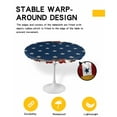 thumbnail image 2 of nqOlkjepod Country Star Farm Round Tablecloth, Fitted Table Cover with Elastic for 55"-60" Round Tables, Red Blue Patriots Stripe American Flag Table Cloth Dinning Party Waterproof Tablecloths, 2 of 6