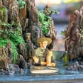 thumbnail image 2 of Figura en miniatura de pescador, miniestatua, adorno de acuario, coleccionable decorativo, decoración de paisaje de jardín, decoración de macetas, 2 of 8