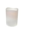 thumbnail image 1 of Led Wave Top Unscented White Candle With Timer 4X6" - Set of 2, 1 of 3