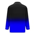 thumbnail image 5 of Men's Gradient Pajama Set 2-Piece - Long Sleeve Button Down Loungewear | 2025 Minimalist Sleepwear Chest Pocket, 5 of 9
