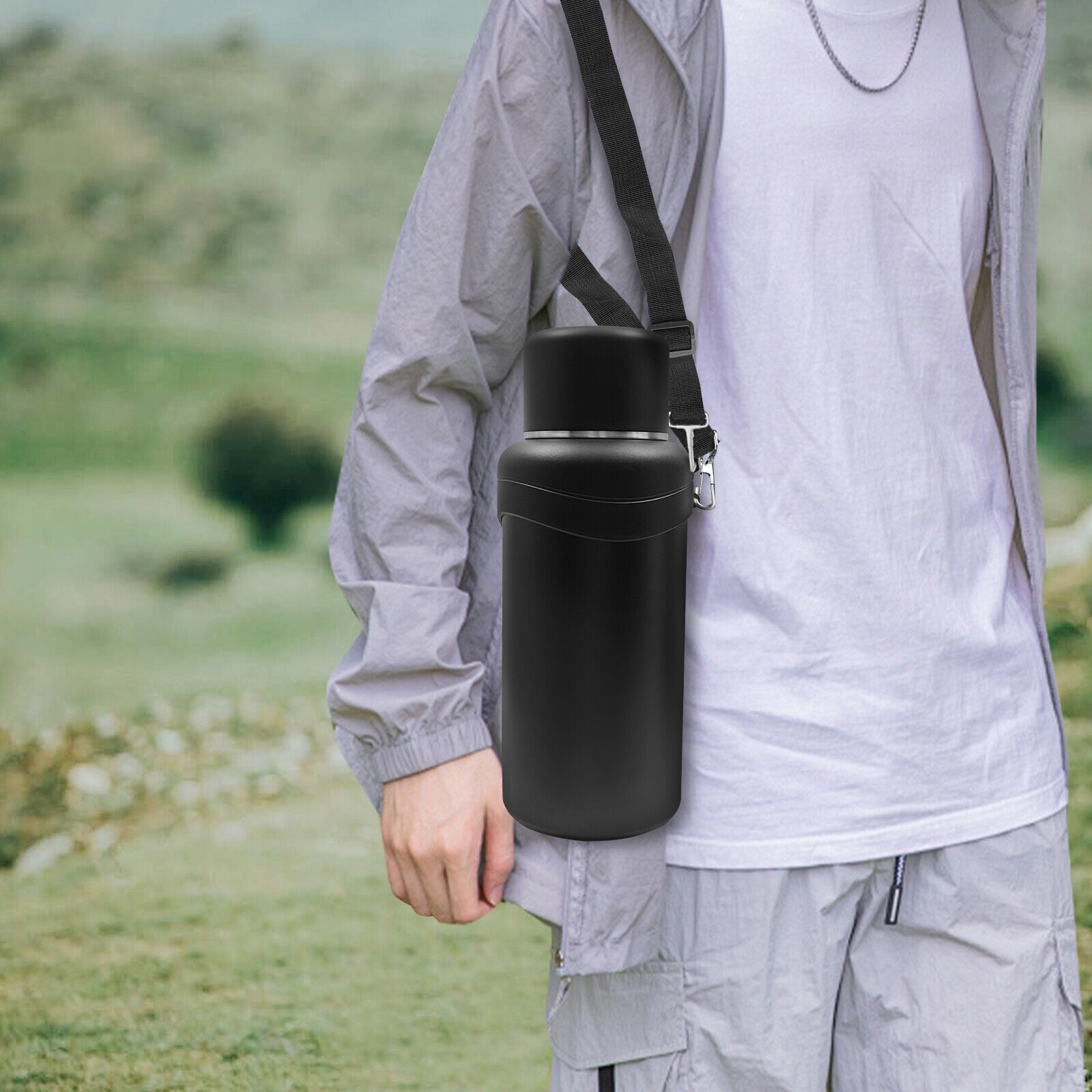 2L  Insulated Water Bottle 304 Stainless Steel, 316 Stainless Steel, Silicone 48-72H Outdoor Sports