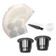 thumbnail image 1 of Cápsus de reutilizables Cápsus recables Cápsus de seldo de material acero inoxidable de filtros de Compatible con cafeteras CUTICAT Filtro de café reutilizable, 1 of 8