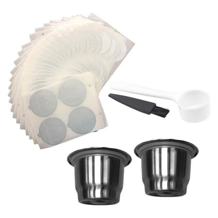 

2pcs Coffee Filter & Aluminum Lids Fits Coffee Makers
