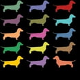thumbnail image 3 of CafePress - Colorful Dachshunds - Women's Dark Pajamas, 3 of 4