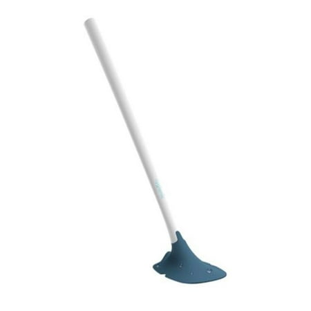 So-Mine SM049 Sanimaid Bulk White Handle Blue Head Toilet Brush