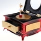 thumbnail image 3 of Caja de música de vintage para joyero de de ballet con cajón , Rojo Hugo  Estuche para guardar joyas, 3 of 10