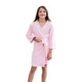 thumbnail image 5 of Bata de baño TESSO HOME Rosa claro para dama Con cinto ajustable, 5 of 5