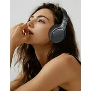 Wireless headphones for TV, TV headphones wireless over-ear, wireless headphones with 2.4GHz digital transmitter, no delay, TV wireless headphones with charging station, plug and play