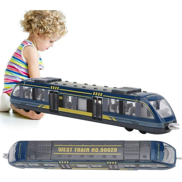 Modèle de tramway de train classique moulé sous pression avec jouet de  développement de la musique Led Kids, parfait enfant intellectuel jouet  cadeau