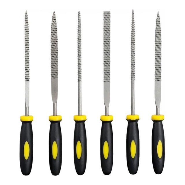 Files For Wood And Projects, Mini Files Woodworking Files (black) (6 Pieces)