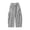 Black#womens wide leg gingham striped plaid pants, variant on Womens Wide Leg Gingham Striped Plaid Pants Drawstring Elastic Waist Summer Lounge Pant Trousers Bottoms with Pockets Red,XL