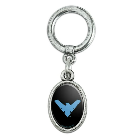 Batman Nightwing Logo Shoe Sneaker Shoelace Oval Charm Jewelry
