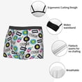 thumbnail image 3 of Gukieu American Musical Print Men's Boxer Briefs, High Elastic Moisture Wicking Boxer Briefs Underwear-XX-Large, 3 of 5
