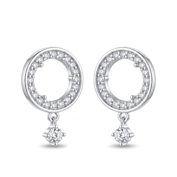 925 SILLER Drop Silver Earrings 925 Sterling, Sterling Silver