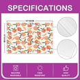 thumbnail image 4 of Cute Peach Table Place Mats, Set 18"x12" Summer Fruit Placemats Set of 4 for Decor Peach Print Placemat for Kitchen Dining Table Decor Indoor Outdoor Kawaii, 4 of 4