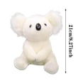 thumbnail image 2 of White Koala Bear Plush Toy, Realistic Soft Stuffed Animal Doll, Cute Australian Animal for Bedroom Decor, Cuddly Pal for Couch, Birthday Gift, Christmas Stocking Stuffer Easter Gift, Graduation Gift, 2 of 3