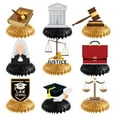 thumbnail image 4 of 9 Pcs Lawyer Graduation Honeycomb Centerpieces Decorations For Table Toppers Law Theme Congrats Grad Grad Sign School Class Decor Student, 4 of 6
