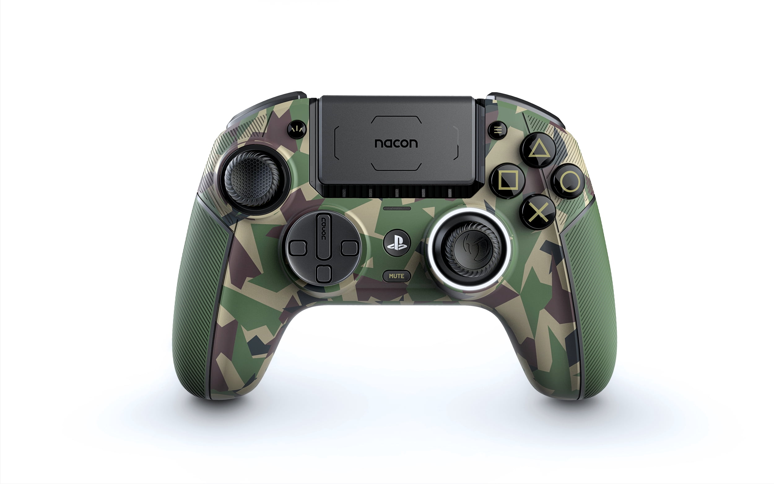 Nacon Revolution 5 PRO Wireless Controller for PlayStation 4|5 & PC with Hall Effect Technology and Remappable Buttons, Forest Camo