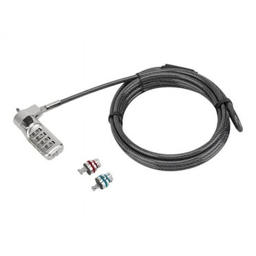 Targus Defcon 3-in-1 Fixed Combination Lock - security cable lock