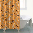 thumbnail image 4 of Brown Mushroom Leaf Orange Pattern Shower Curtain 72"x72" ,Bathroom Decorative Shower Curtains Set with 12 Hooks,Modern Waterproof Washable Shower Curtain, 4 of 6