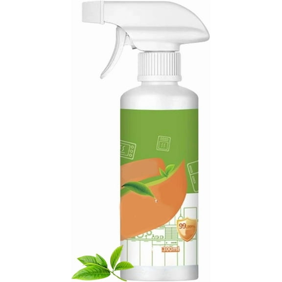 Electrolyzed Ion Kitchen Cleaner Spray，Upgraded version with natural enzymes, multi-purpose stain remover that easily cleans various household items (300ml/10.5oz)